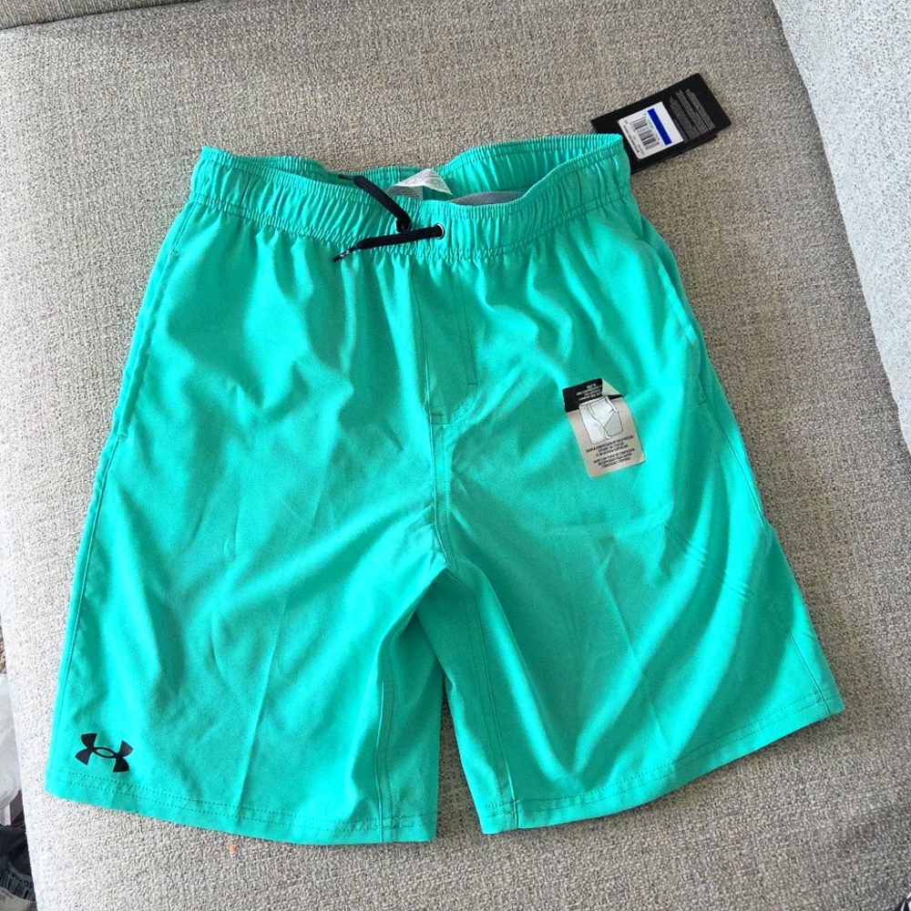 Boys under armor volly swim trunks